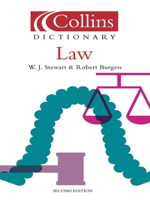 cover image of Collins Dictionary of Law, Second Edition